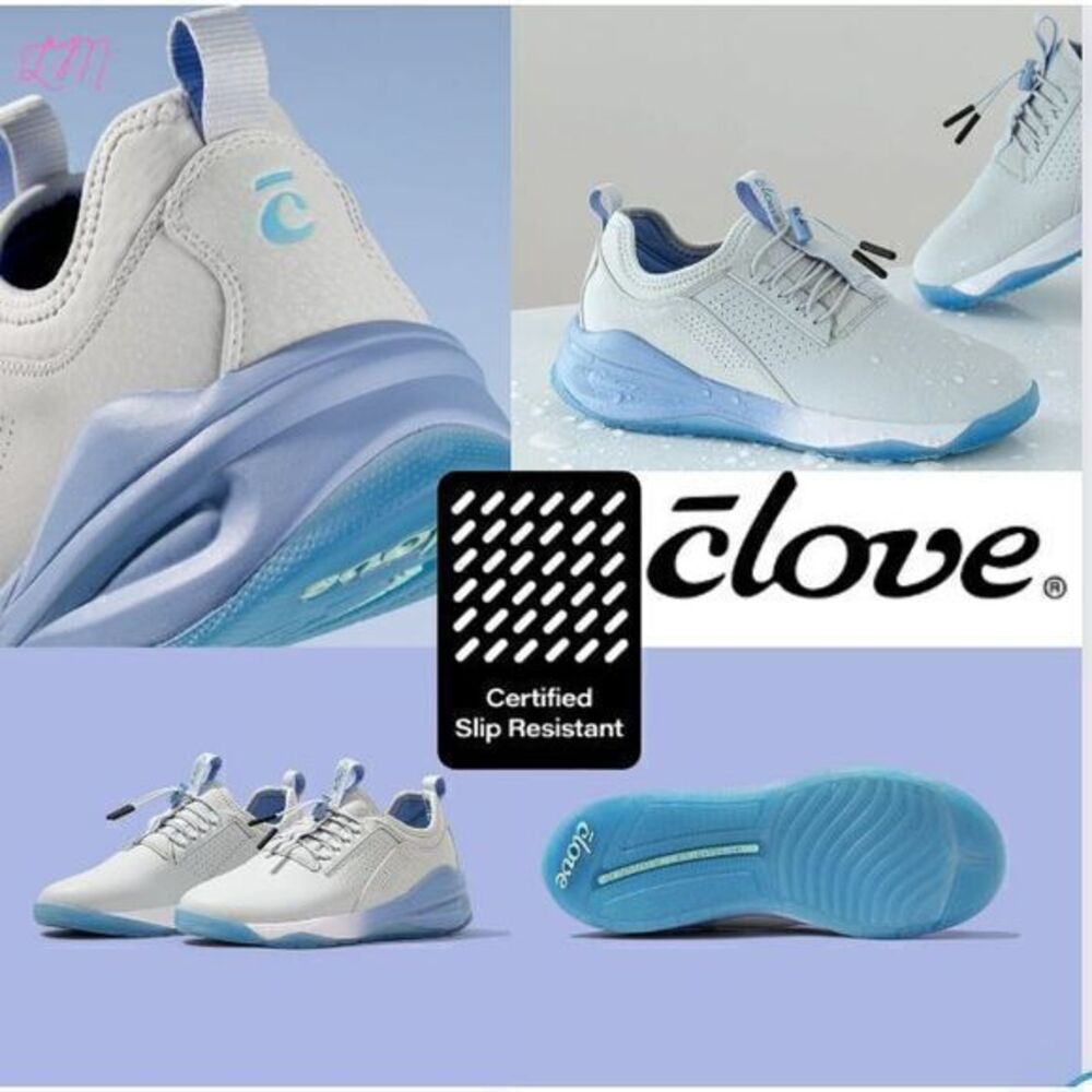 Clove NWOB Classic Core Sneakers Healthcare Worker Size W 12 M 10.5 Gray Matter